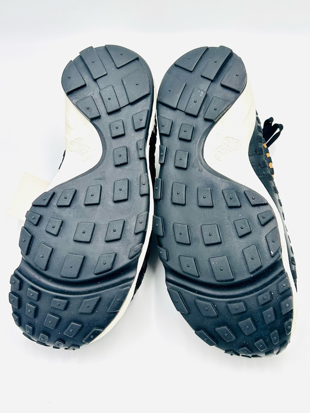 Nike Air Footscape Woven Croc Black Leather Sneakers New Women’s Size 7.5 Rare - Picture 10 of 11